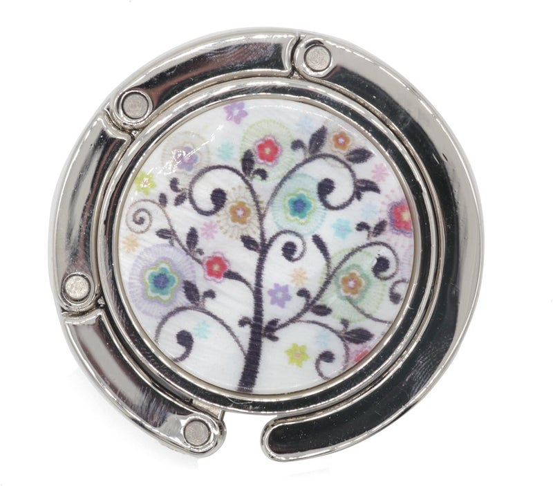 BEAVOING Set of 6 Mixed Pattern Foldable Womens Bag Purse Hook Handbag Hanger Holder - Image 2